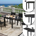 Table à manger extensible d'extérieur pour jardin et terrasse - N/A