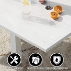 Table à manger extensible d'extérieur pour jardin et terrasse - N/A