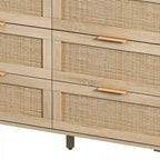 43.316-Drawers Rattan Storage Cabinet