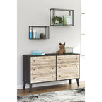 Commode 6 tiroirs à grain de bois