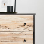 Commode 6 tiroirs à grain de bois