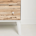 Commode 6 tiroirs à grain de bois