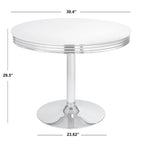 Table à manger rétro - Blanc