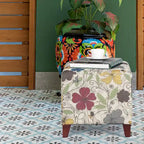 16.3 Pouf Ottoman Repose-Pieds Cube
