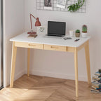 Bureau classique de 39,4 po de large, bureau d'écriture avec tiroirs