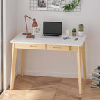 Bureau classique de 39,4 po de large, bureau d'écriture avec tiroirs
