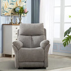 Fauteuils inclinables berçants manuels, rembourrés et moelleux, pour salon
