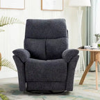 Fauteuils inclinables berçants manuels, rembourrés et moelleux, pour salon