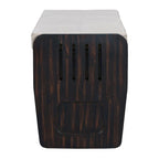 Banc de rangement rustique avec 2 tiroirs, espace de rangement dissimulé et 3 faux tiroirs sur le dessus, banc à chaussures pour salon