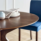 Table à manger ronde en bois 47