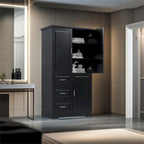 Meuble de rangement haut et large avec portes